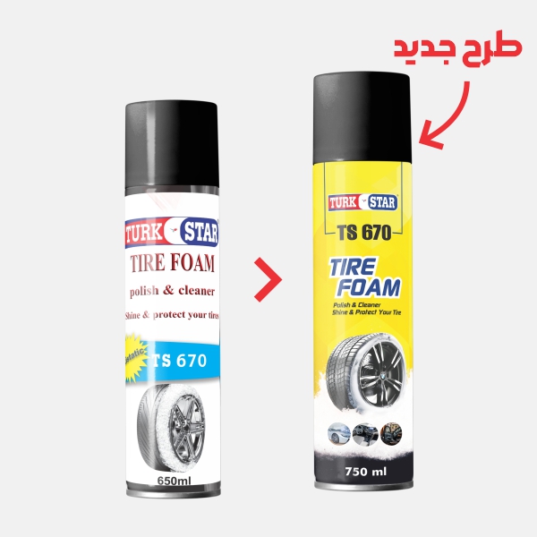 Tire Cleansing foam Spray TS 670